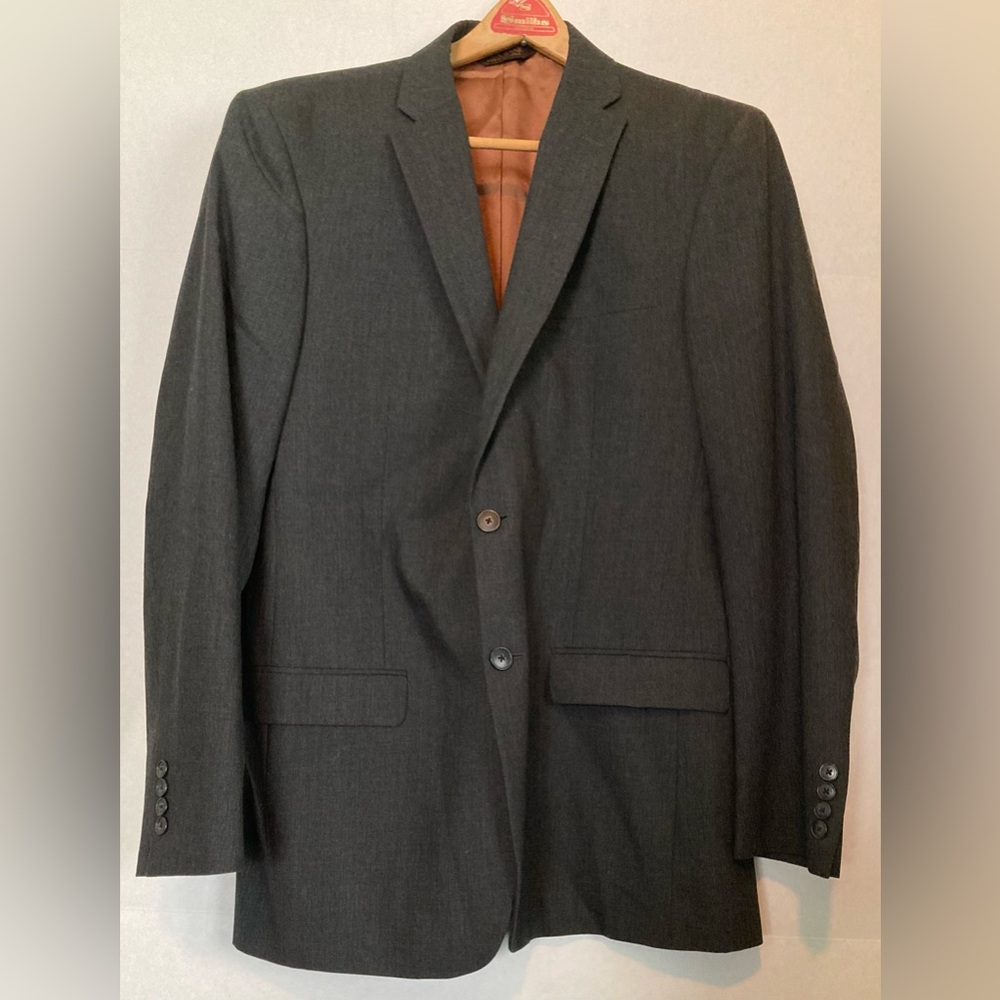 Jos. A. Bank 🟣 GUC Size 40L Men's Slim Fit Blazer Jacket **note